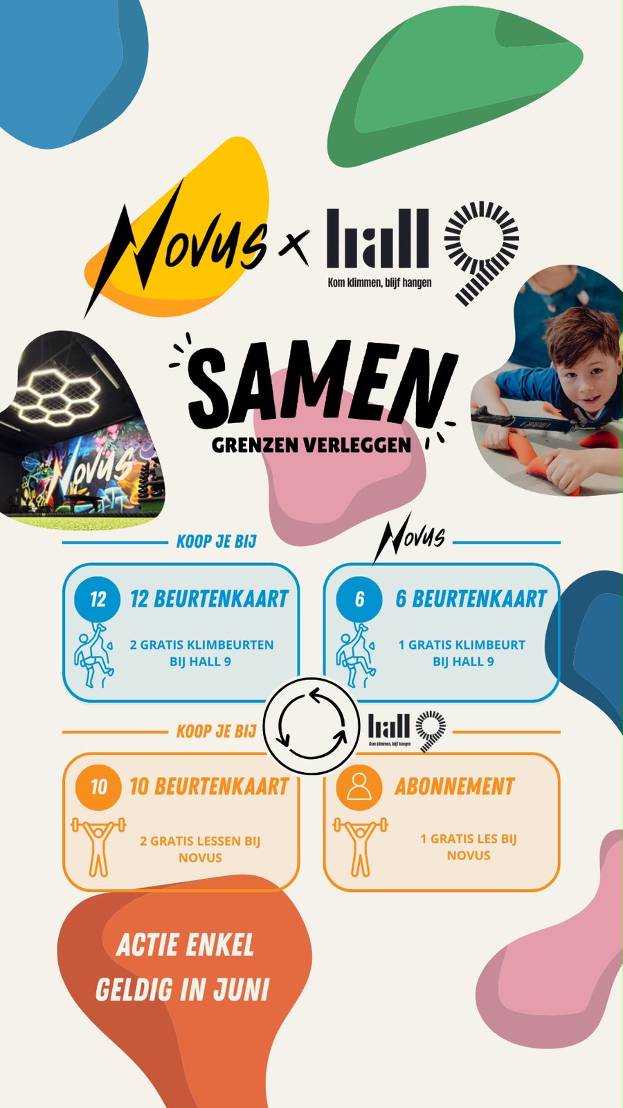 NOVUS en Hall 9 actie